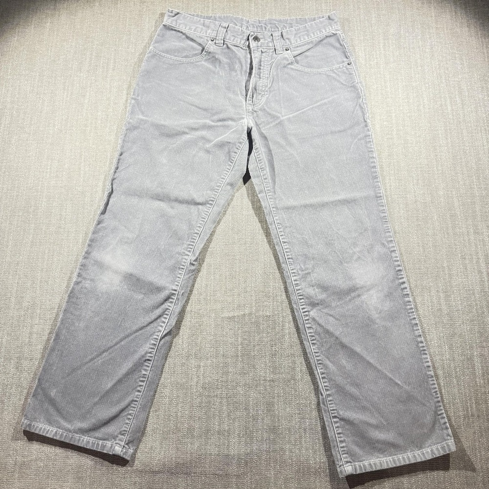 Patagonia‎ Pants Mens 33x30 Gray Cotton Corduroy Chino Straight Leg Outdoor